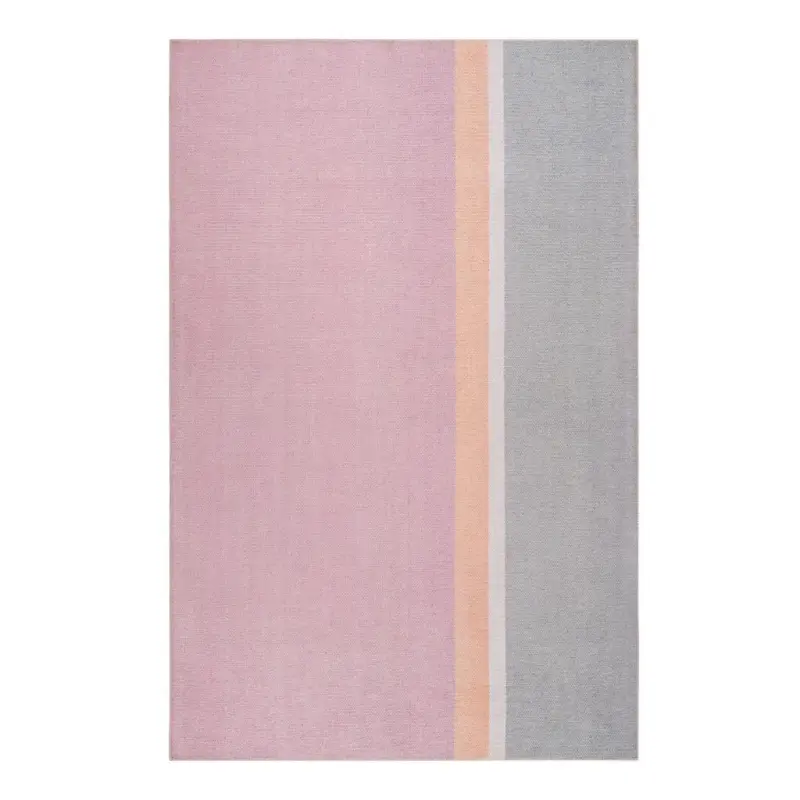 Flachwebteppich Saltriver Grau/orange/rosa 130x190 Cm