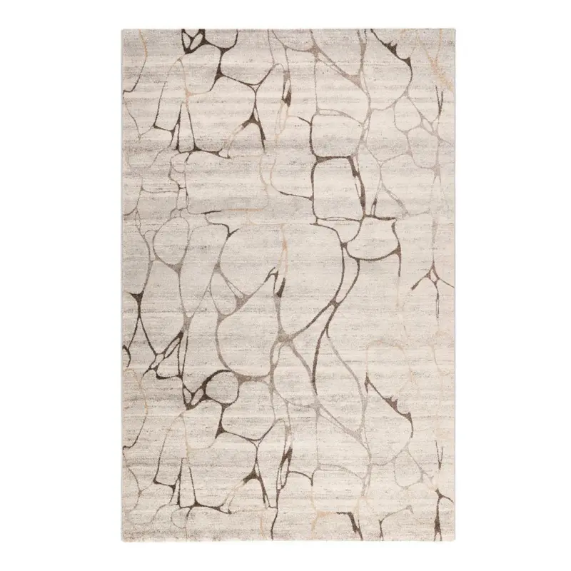 Webteppich Solo Fields Taupe/beige 200x290 Cm