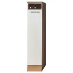 Möbelix Apothekerschrank Madeira B: 30 cm Weiß/Eichefarben