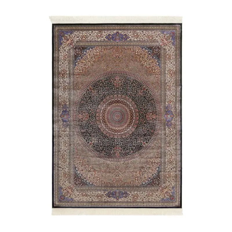 Webteppich Täbriz Blau 300x400 Cm