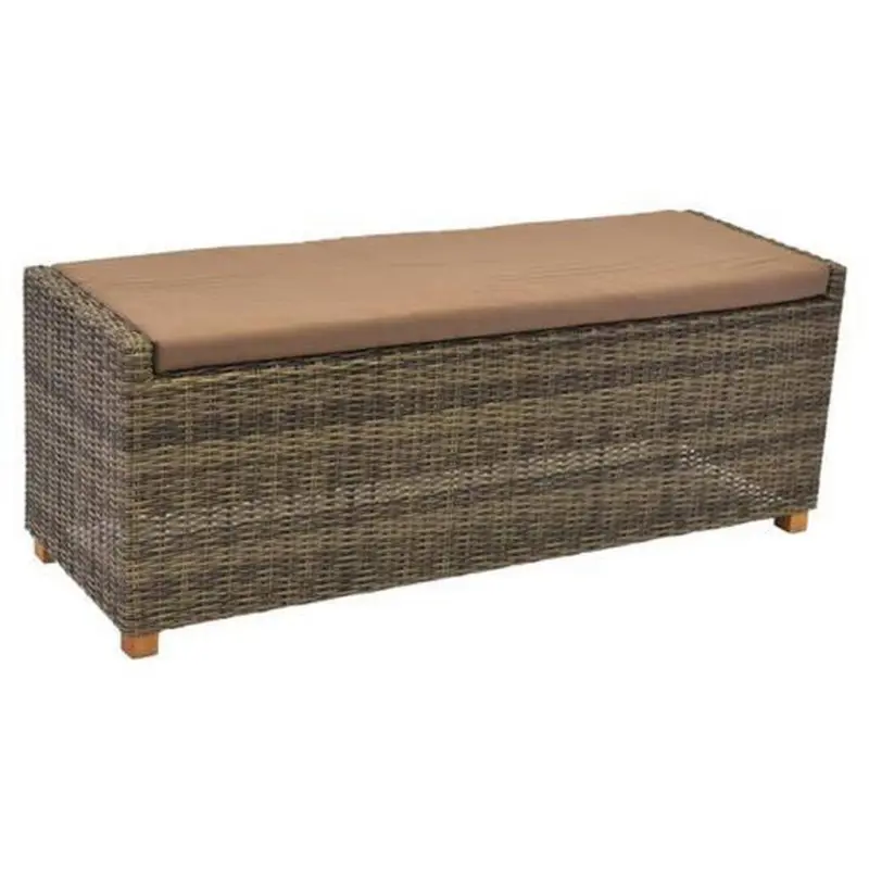Gartenbank Kunststoff/ Holz/metall 3-Sitzer Toskana