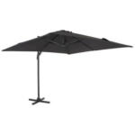 Möbelix Ampelschirm California N+ B: 300 H: 263 cm Anthrazit