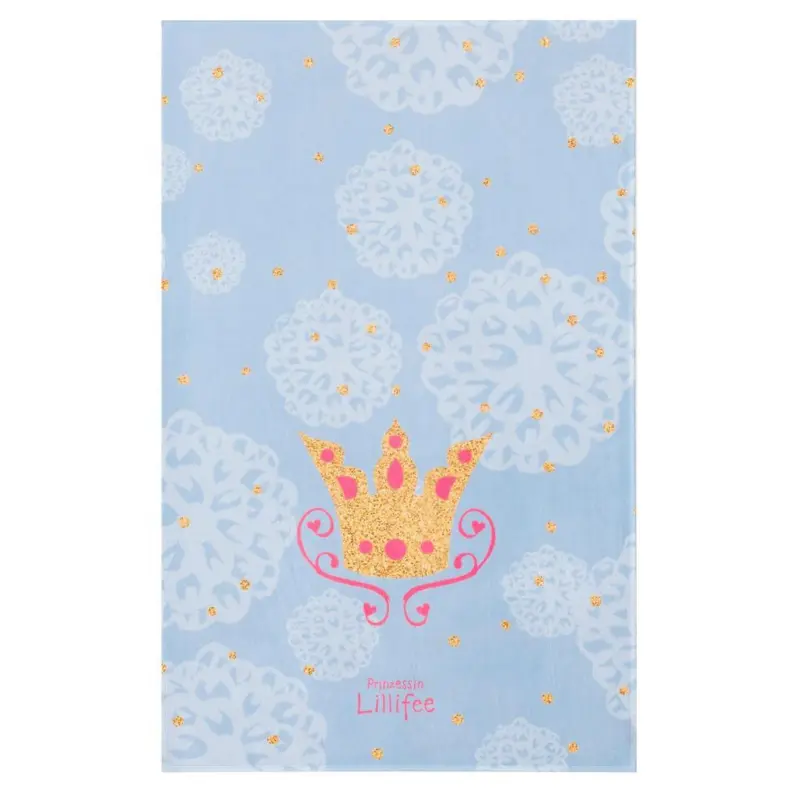 Kinderteppich Krone Blau Prinzessin Lillifee 100x160 cm