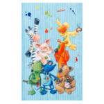 Möbelix Kinderteppich Tiere Multicolor Die Lieben Sieben 80x150 cm