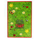 Möbelix Kinderteppich Frosch Grün Garden 110x170 cm