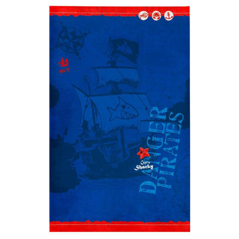 Kinderteppich Pirat Blau/rot 140x200 Cm