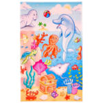 Möbelix Kinderteppich Tiere Multicolor Lovely Kids 100x160 cm