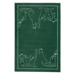 Kinderteppich Prinzessin Gr&uuml;n 110x170 cm