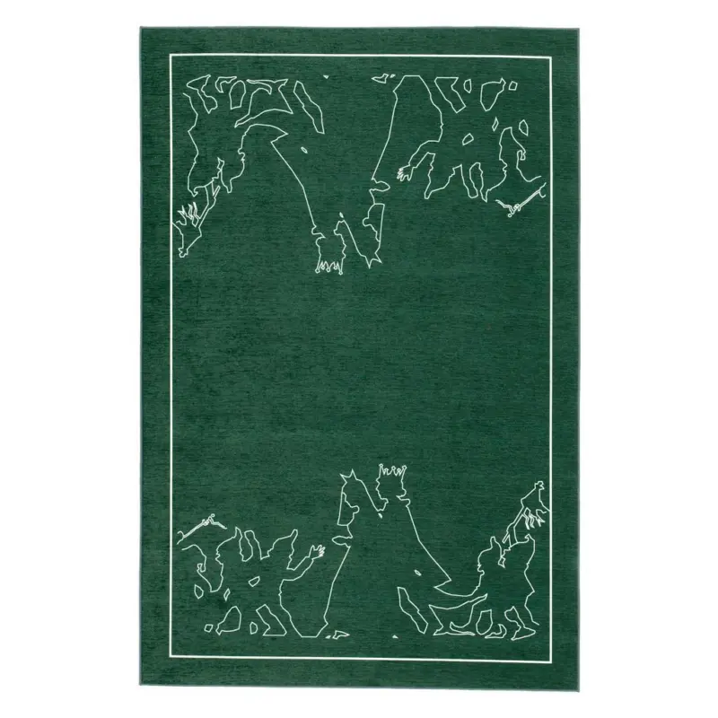 Kinderteppich Prinzessin Gr&uuml;n 110x170 cm