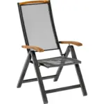 Möbelix Gartensessel Klappbar Tilos Aluminium/Holz