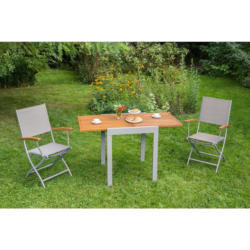 Gartensessel Klappbar Naxos Holz/Metall/Textil