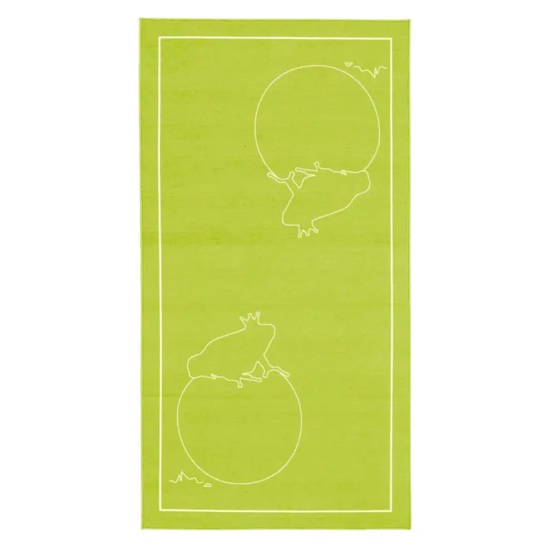 Kinderteppich Froschkönig Grün 80x150 cm