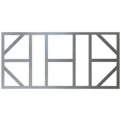 Fundamentrahmen 234x113 cm Metall