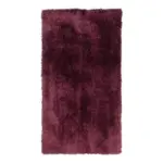 Möbelix Hochflorteppich Shaggy Aubergine 80x150 cm