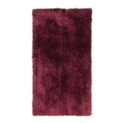 Hochflorteppich Shaggy Aubergine 110x170 cm