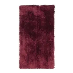 Hochflorteppich Shaggy Aubergine 110x170 cm