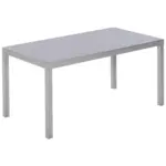 M&ouml;belix Gartentisch Aluminium/glas L: 150 Cm