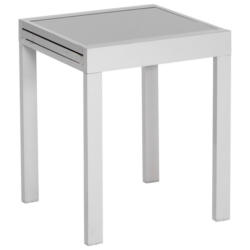 Balkontisch Ausziehbar Ambia Garden Metall/Glas 65 cm