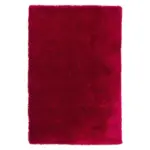 Möbelix Hochflorteppich Shaggy Bordeaux 110x170 cm