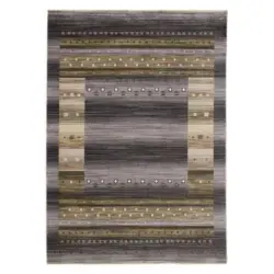 Webteppich Oculus Braun/grau/beige 120x180 Cm