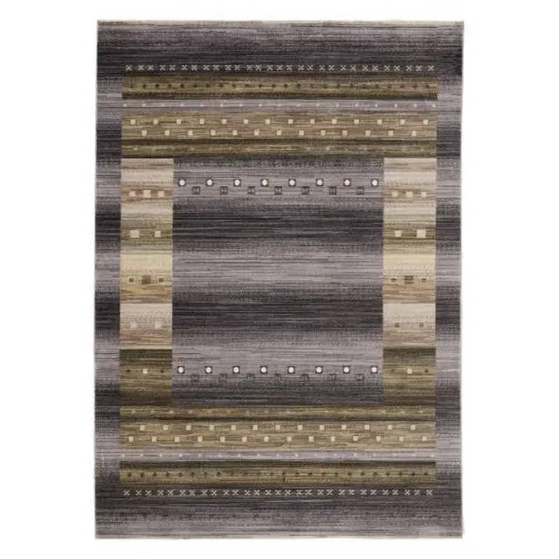 Webteppich Oculus Braun/grau/beige 120x180 Cm