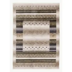 Webteppich Oculus Beige 120x180 Cm