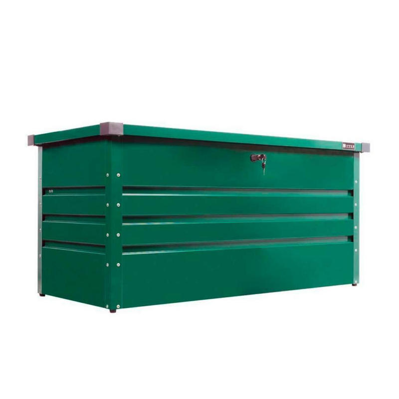 Futterbehälter 132x61x62, Abschließbar, Grün