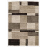 Möbelix Webteppich Palazzo Bloc Braun/Beige 200x250 cm