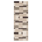 Möbelix Teppich Läufer Beige/Braun Palazzo Bloc 80x250 cm