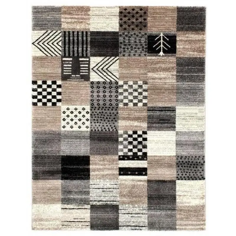 Webteppich Butterfly Sempor Grau/beige 65x130 Cm