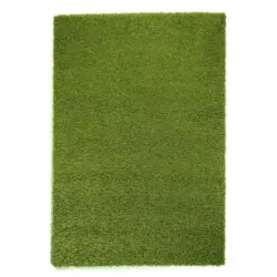 Hochflorteppich Fashion Shaggy Grün 80x240 Cm