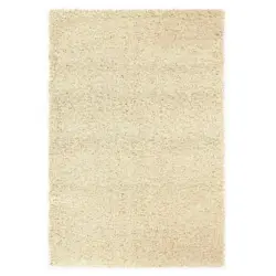 Hochflorteppich Fashion Shaggy Creme 200x200 Cm