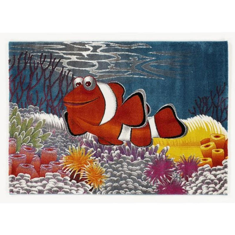 Kinderteppich Fisch Bunt Kidsclub Nemo 80x150 cm