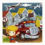 Möbelix Kinderteppich Fahrzeug Bunt Kidsclub Action 140x140 Cm