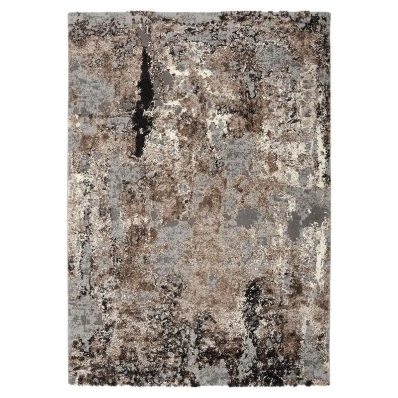 Webteppich Braun/beige Timeline Quantum 120x170 Cm