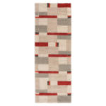 Möbelix Teppich Läufer Braun/rot/beige Palazzo Bloc 80x300 Cm