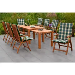 Gartenm&ouml;bel Set 18-Tlg Comodoro Holz