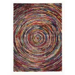 Webteppich Sixteen Round Multicolor 160x230 Cm
