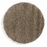 Möbelix Hochflorteppich Fashion Shaggy Braun/grau Ø 100 Cm