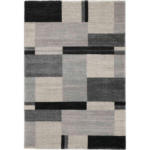 Möbelix Webteppich Palazzo Bloc Grau 120x170 Cm