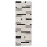 M&ouml;belix Teppich L&auml;ufer Grau Palazzo Bloc 80x300 Cm