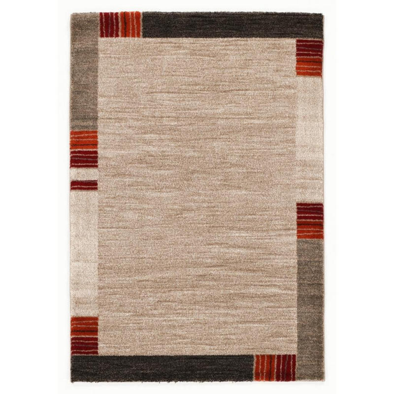 Webteppich Palazzo Lobo Dunkelbraun/beige 200x250 Cm