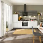 Möbelix Küchenzeile Win/plan Mit Geräten 280 Cm Weiß/grau/eiche