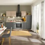 Möbelix Küchenzeile Win/plan Mit Geräten 280 Cm Anthrazit/eiche