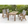 Gartenm&ouml;bel Set 5--Teilig. Acapulco Akazie/Textil