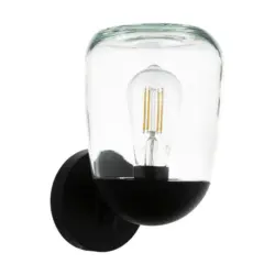 Außenleuchte Donatori 60 Watt Aluminium, Wandmontage