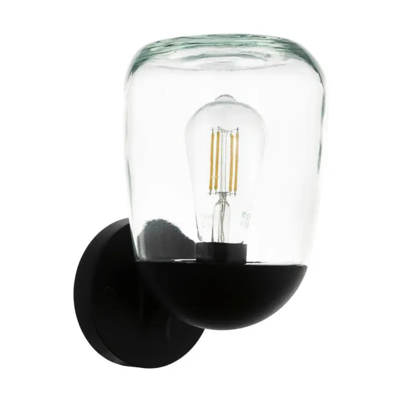 Außenleuchte Donatori 60 Watt Aluminium, Wandmontage