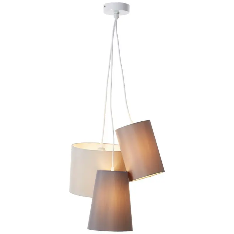Hängeleuchte Trial H: 105 Cm 3-Flammig, Drei Schirme
