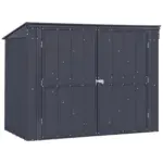 Möbelix Mülltonnenbox 174x131x101 cm Absperrbar, Pultdach