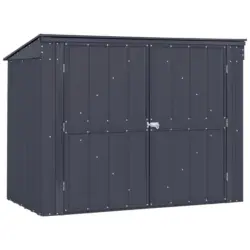 Mülltonnenbox 174x131x101 cm Absperrbar, Pultdach